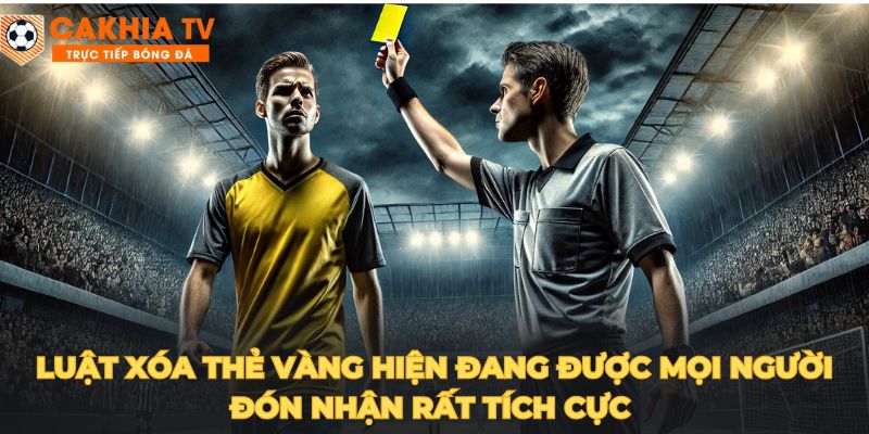 Luật xóa thẻ vàng hiện đang được mọi người đón nhận rất tích cực 