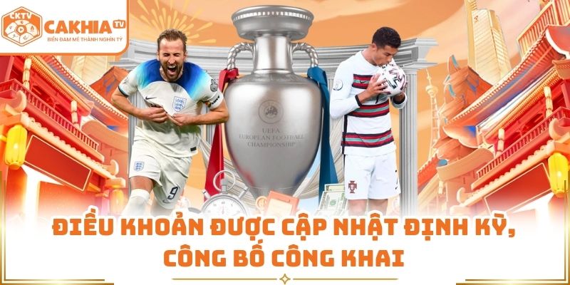 Điều khoản được cập nhật định kỳ, công bố công khai